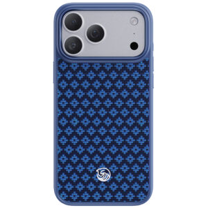 Benks Dėklas Magnetic Armor Pro Armor Grid Kevlar Metal Frame 600D (C.K.FL.AP.BE.B072) iPhone 18 Pro/17 Pro mėlynas (Camera Control Button)