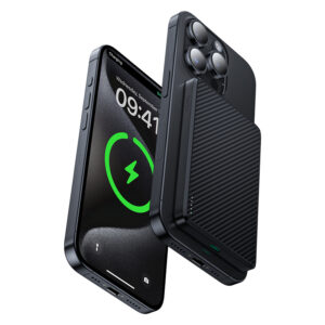 Benks Power bank 10000mAh MP16 ArmorGo - Type C - magnetic with induction charging juodos spalvos