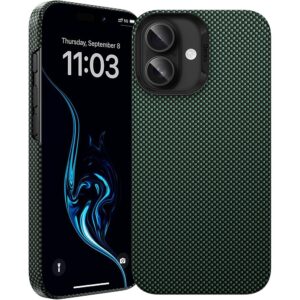 Benks Magnetic Armor Tint Kevlar 1000D (0064) skirtas Apple iPhone 16 Plus green - Image 1