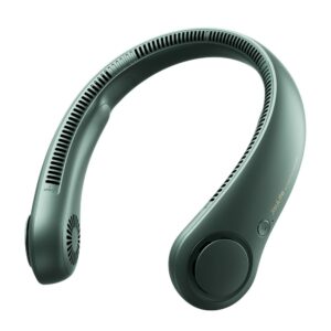 JisuLife Neck Fan 3 Dark Green - Image 3