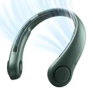 JisuLife Neck Fan 3 Dark Green
