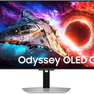 Monitorius Samsung LS32HG800SUXEN Odyssey OLED G8 | 32 " | OLED | 4K | 16:9 | 240 Hz | 0.03 ms | 3840 x 2160 pikselių | 300 cd/m² | HDMI jungtys quantity 2 | Sidabrinis