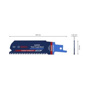 Tiesinio pjūklo geležtė BOSCH Expert Thick Tough Metal S 555 CHC - Image 2