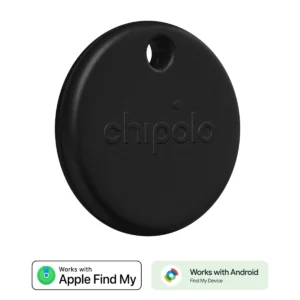 Chipolo POP – Bluetooth Tracker with Replaceable Battery for iOS & Android, Black