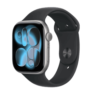 Išmanusis laikrodis Watch Series 11 (2025) LTE 46mm Space Grey Aluminium Case with Black Sport Band M/L - Black