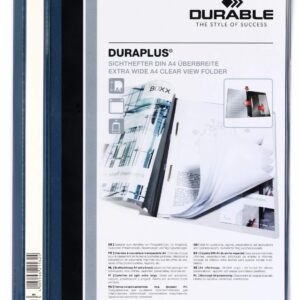 Segtuvėlis pristatymams A4 su kišenėle mėlynas Durable