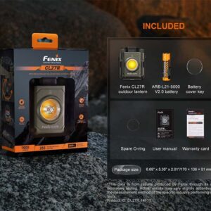 Fenix CL27R žibintuvėlis Juoda, Žalia LED - Image 3