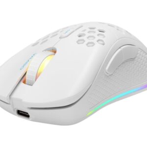 Deltaco Gaming GAM-120-W kompiuterio pelė Žaidimams Dešinės rankos RF Wireless + Bluetooth + USB Type-A Optinis 4800 DPI - Image 2