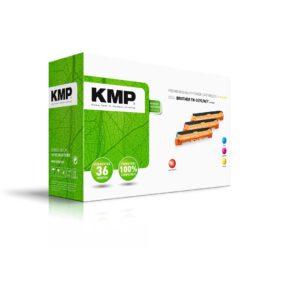 KMP B-T125X tonerio kasetė 3 vnt Derantis Žydras, Rausvai raudona, Geltona - Image 2