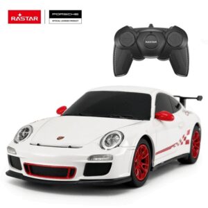 Nuotoliniu būdu valdomas automobilis Porsche 911 GT3 RS R/C, mastelis 1:24, Rastar 39900