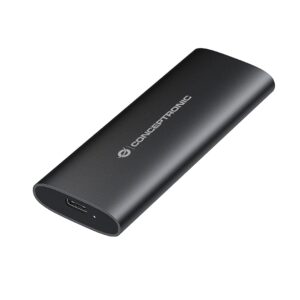 Conceptronic StreamVault DANTE04B saugojimo diskų korpusas SSD korpusas Juoda M.2 - Image 2