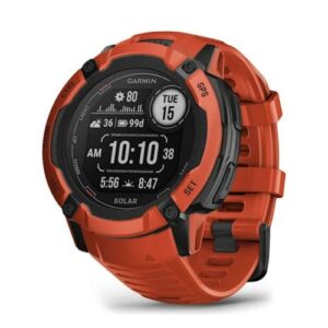 Garmin Instinct 2X Solar išmanusis laikrodis 50mm, GPS, 10ATM, Flame Red EU