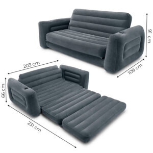 Pripučiama sofa-lova „2-in-1“ – išlankstomas oro čiužinys INTEX 66552NP - Image 10