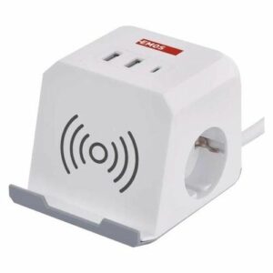 Buitinis ilgintuvas EMOS, 2vt., 2xUSB A+USB C, 2 m