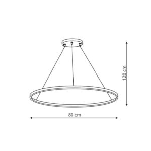 Šviestuvas lubų Light Prestige Ring, 48 W, LED, 3 - 6K - Image 3