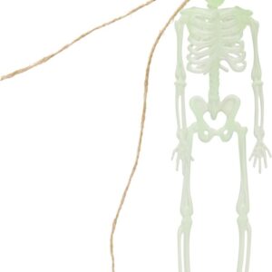 GIRLIANDA SKELETAI FOSFORINĖ 152CM - Image 3