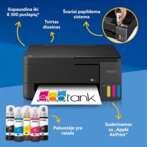 Daugiafunkcis spausdintuvas Epson L3310 rašalinis - Image 2
