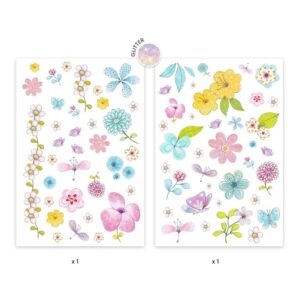 Rinkinys tatuiruotėms Djeco Fair flowers DJ09585 - Image 3