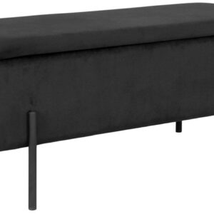 Prieškambario suoliukas Watford, juoda sp.,36.5x95x46cm - Image 2