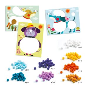 Kūrybos rinkinys Djeco Pompons dog DJ09867 - Image 3