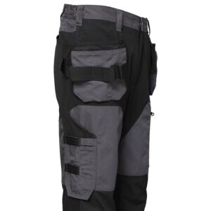Darbo kelnės Bo Safety Cirius, juoda/pilka, 56 dydis - Image 3