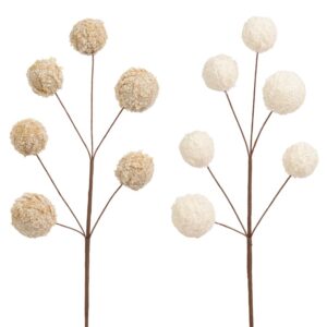 Dirbtinė šakelė Decoris Fur, ruda, 51 cm