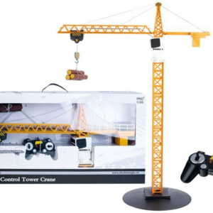 Bokštinis kranas 1:20 su 360° sukimusi, nuotolinio valdymo pultas 2.4GHz RC0320