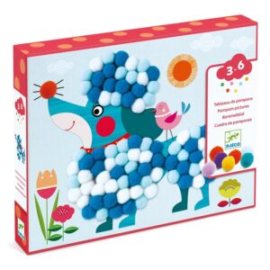 Kūrybos rinkinys Djeco Pompons dog DJ09867