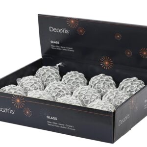 Eglutės žaisliukas Decoris 125210, baltas, stiklas - Image 2