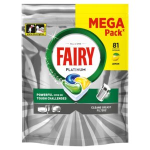 Indaplovių tabletės Fairy Platinum, 81 vnt. - Image 2