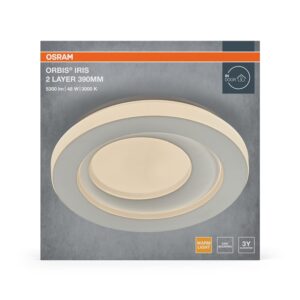 Šviestuvas lubų Osram, LED, 48W, 3000K, 2000lm, Ø390 - Image 3
