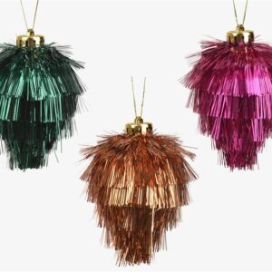 Eglutės žaisliukas Decoris Tinsel, 12 cm