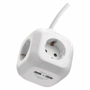 Buitinis ilgintuvas EMOS, 4vt., 2xUSB A, 1.9 m