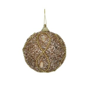 Eglutės žaisliukas Decoris Beads, aukso