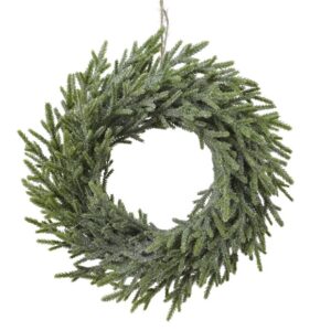 Kalėdinis vainikas Decoris 680506, 420 mm, žalia