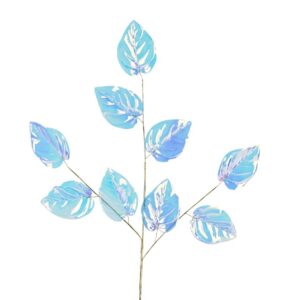 Dirbtinė šakelė Decoris Holographic, žydra, 68 cm