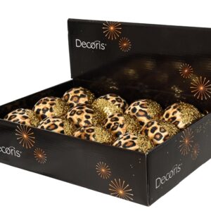 Eglutės žaisliukas Decoris Leopard, rudas, 8 cm - Image 2