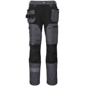Darbo kelnės Bo Safety, juoda/pilka, 48 dydis