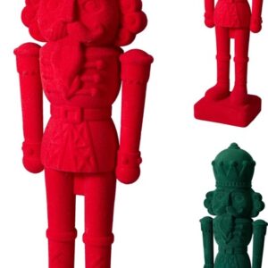 Kalėdinė dekoracija Velvet Nutcracker, 62 cm - Image 1