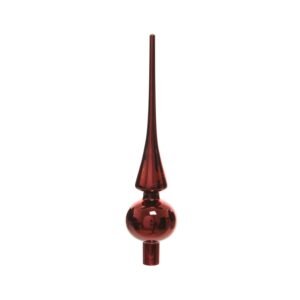 Eglės viršūnė Decoris 113069, raudona, stiklas