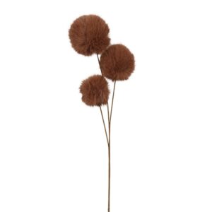 Dirbtinė šakelė Decoris Fur, ruda, 70 cm - Image 1