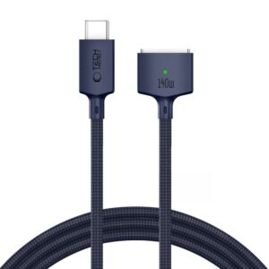 TECH-PROTECT MMC01 ULTRABOOST MAGNETINIS MACBOOK KABELIS USB-C Į MagSafe 3 140W 300CM TAMSIAI MĖLYNAS - Image 9