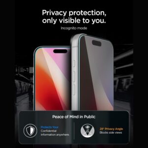 PRIVATUMĄ UŽTIKRINANTIS STIKLAS Spigen GLAS.TR EZ FIT Pro HD AC 2-PACK iPhone 18 Pro Max PRIVACY - Image 10