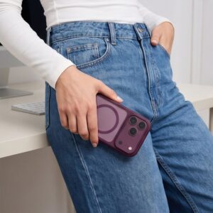 TECH-PROTECT MAGONE MagSafe CC + STIKLAS 2-PACK iPhone 17 Pro / 18 Pro TAMSIAI VYŠNINĖ/SKAIDRI - Image 10