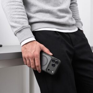 TECH-PROTECT MAGPEAK MagSafe CC iPhone 17 Pro Max / 18 Pro Max MATINIS juodos spalvos - Image 10