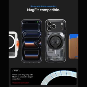 Spigen Ultra Hybrid MagSafe iPhone 17 Pro Max / 18 Pro Max ZERO ONE DĖKLAS juodos spalvos - Image 9