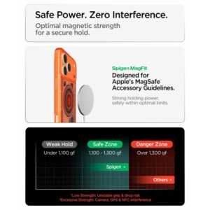Spigen Ultra Hybrid MagSafe iPhone 17 Pro Max / 18 Pro Max C-ONE MANDARINO SPALVOS - Image 10