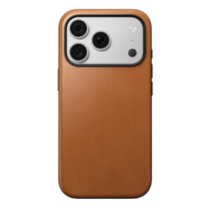 Nomad Modern odinis dėklas, balno ruda (Horween) - iPhone 18 Pro/17 Pro