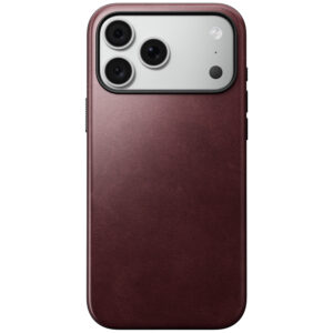 Nomad Modern odinis dėklas, bordo (Horween) - iPhone 18 Pro Max/17 Pro Max
