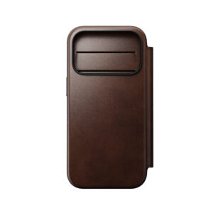 Nomad Modern Leather Folio, rustic brown (Horween) – iPhone 18 Pro/17 Pro dėklas - Image 7